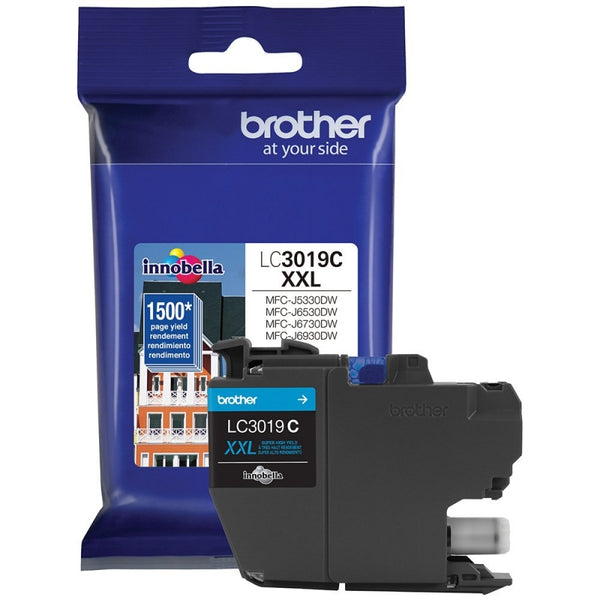 BROTHER CARTUCHO CIAN RENDIMIENTO 1500 PAGINAS Cartucho Brother de Super Alto Rendimiento LC3019C Cyan, 1500 Páginas MFCJ5330DW  MFCJ6530DW  MFCJ6930DW
