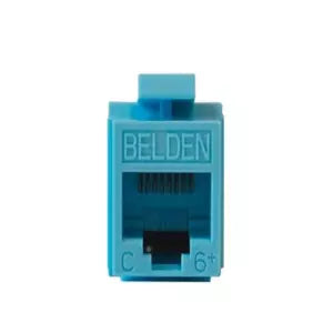 TECNOSINERGIA JACK RJ45 CAT 6 UTP TIPO KEY STONE BLANCO BELDEN JACK RJ45 CAT6 BELDEN AZUL