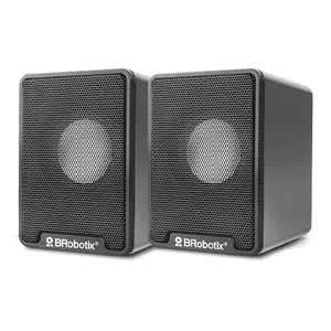 BROBOTIX USD BOCINA DUAL USB V2.0 NEGRA SUBWOOFER BOCINA DUAL USB V2.0 NEGRA SUBWOOFER