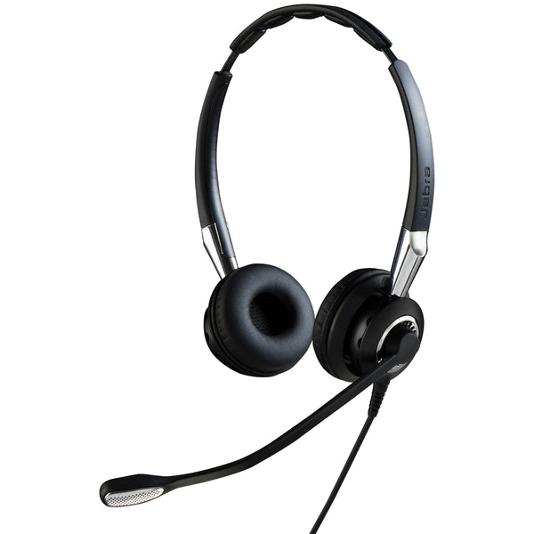GN AUDIO JABRA BIZ 2400 II DUO BIZ 2400- 2425 NC Jabra AudÃ­fonos BIZ 2400 II QD Duo NC, Alambrico, QD, Negro/Plata