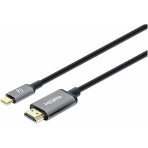 INTRACOM CABLE USB-C A HDMI M 1.0M 4K 60HZ NEGRO CABLE USB-C A HDMI M 1.0M 4K 60HZ NEGRO