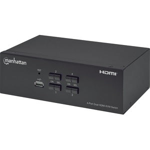 INTRACOM MUX KVM HMDI DOBLE MONITOR 4 1 4K 30MHZ USB2.0 MUX KVM HMDI DOBLE MONITOR 4 1 4K 30MHZ USB2.0