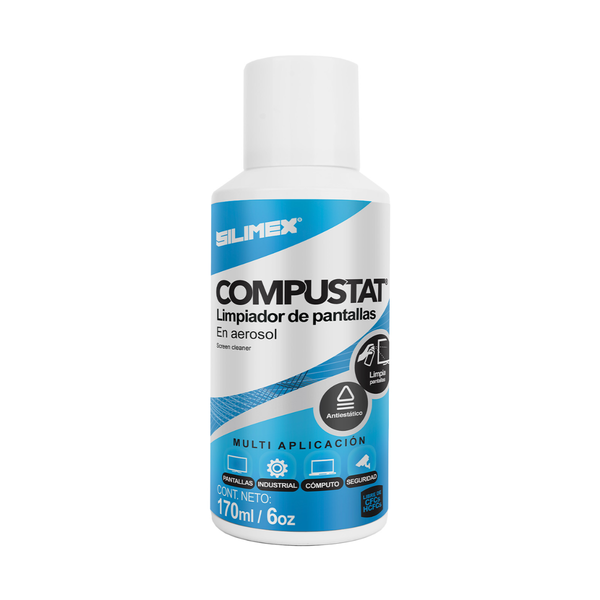 SILIMEX COMPUSTAT, Limpiador de Pantallas No Conductivo, 170 ml