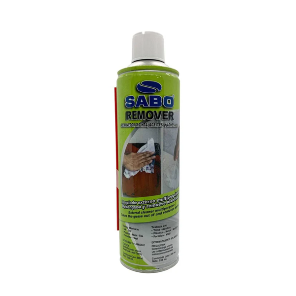 REMOVEDOR DE TINTAS Y MANCHAS SABO, Limpiador de Alta Potencia, 590 ml