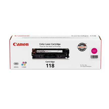 TONER CANON 118 M MAGENTA para ImageClass Series LBP7200Cdn / LBP7660Cdn / MF8350Cdn / MF8380Cdw / MF8580Cdw / MF726Cdw