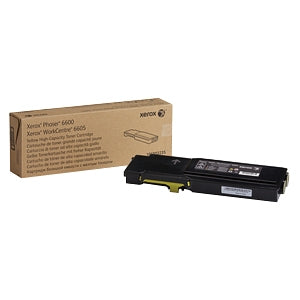 XEROX SUPP A3 COL TONER AMARILLO ALTA CAPACIDAD PHASER 6600/WC 6605 6.000 IMPS TONER AMARILLO ALTA CAPACIDAD PHASER 6600/WC 6605 (6 000 IMPS)
