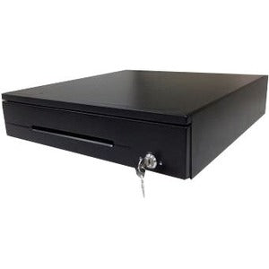 RESPUESTAS OPTIMA CAJON DINERO USO RUDO NEGRO 5 BILLETES 8MONEDAS CABL RJ11 Cajón de Dinero EC Line EC-CD-200M con Llave, 8kg, Negro 5 BILLETES/8MONEDAS/CABL RJ11