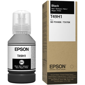 EPSON BOTELLA DE TINTA NEGRA T49H 140ML Tanque de Tinta Epson T49H Negro,140ml (140ML)