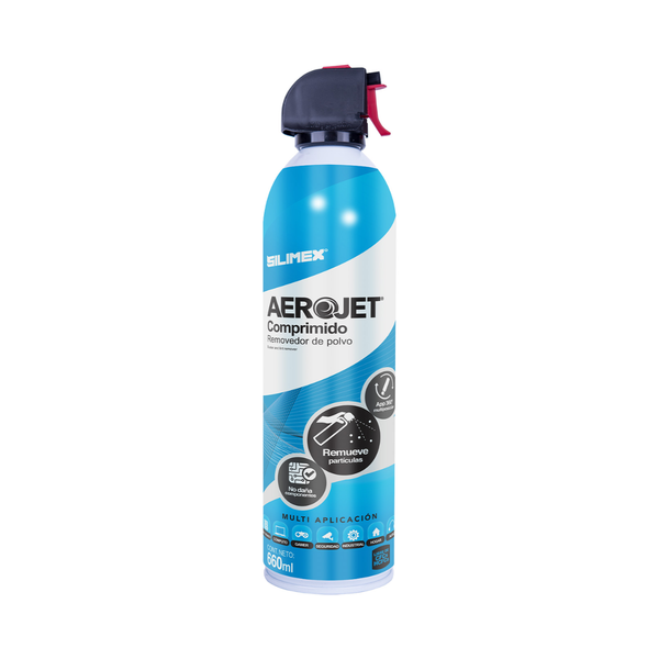 SILIMEX AEROJET 360°, Aire Comprimido de Máxima Precisión, 660 ml