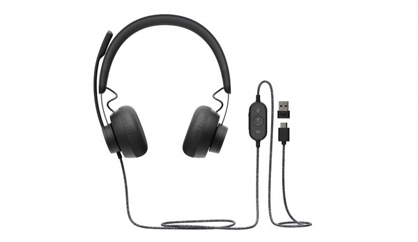 LOGITECH ZONE WIRED TEAMS GRAPHITE - USB - N/A - AMR - TEAMS Audífonos Logitech  Zone Wired con Certificación Microsoft Teams, Alámbrico, 1.9 Metros, USB, Negro GRAPHITE - USB - N/A - AMR - TEAMS
