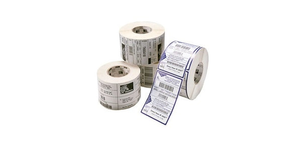 ZEBRA 1 ROLLO ETIQUETAS TABLETO TT 4INX4IN Z-PERFORM Rollo de Etiqueta de 101.6 x 101.6 mm Zebra Z-Perform 2000T, Blanco, 1500 Etiquetas TABLETO TT 4 X4  Z-PERFORM