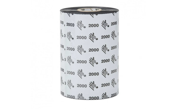 ZEBRA 1 RIBBON CERA 102MM FORM 2000 TABLETOP Cinta Zebra con Cera ZipShip 2000, 102mm x 450m 2000 TABLETOP