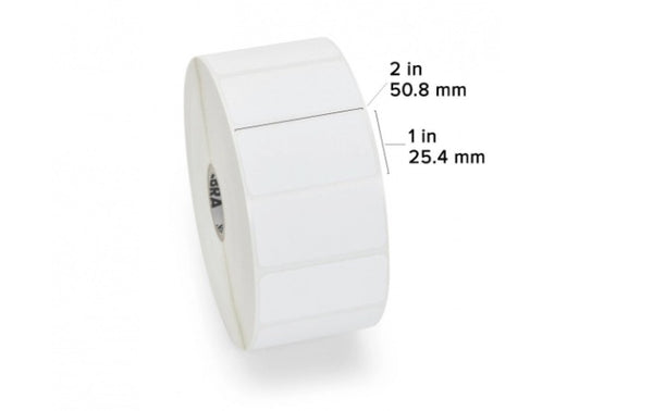 ZEBRA 1 ROLLO ETIQUETAS DESKTOP TT 2INX1IN Z-PERFORM Zebra Rollo de Etiqueta Z-Perform 2000T de 2' x 1', 2490 Etiquetas, 6 Rollos TT 2 X1  Z-PERFORM