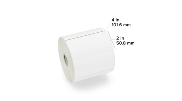 ZEBRA 1 ROLLO ETIQUETAS DESKTOP TT 4INX2IN Z-PERFORM Zebra Rollo de Etiqueta Z-Perform 2000T 4' x 2', 1320 Etiquetas TT 4 X2  Z-PERFORM