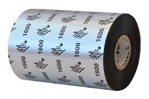 ZEBRA CERA RIBBON 110MMX450M.1 ECONOMY WAX 25MM CORE Ribbon Zebra Technologies 1600 Wax - 110mm x 450m ECONOMY WAX  25MM CORE
