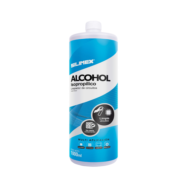 Alcohol Isopropílico SILIMEX, Alta Pureza para Electrónica, 1 Litro
