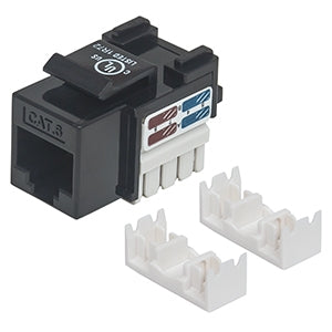 IC INTRACOM JACK RJ45 CAT6 UTP KEYSTONE DE IMPACTO NEGRO Intellinet 210720 Jack Categoría 6 de Impacto, RJ-45, Negro DE IMPACTO NEGRO