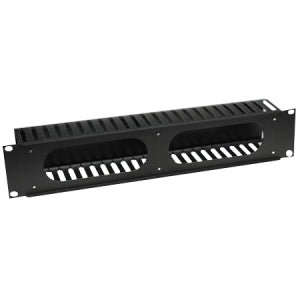 IC INTRACOM ORGANIZADOR HORIZONTAL CABLES RJ45 RED UTP RACK 19IN 2U PLASTICO Intellinet Organizador Horizontal de Cables con Tapa de Plástico para Rack/Gabinete 19', 2U RJ45 RED UTP RACK 19  2U PLASTICO