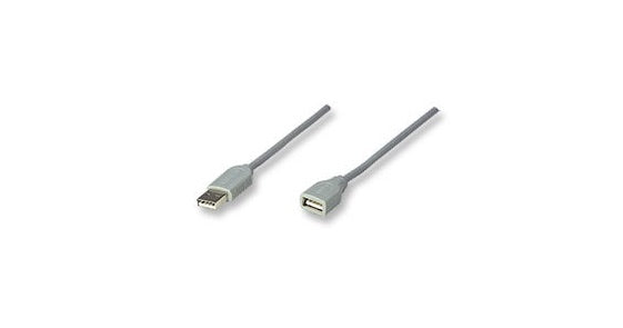 INTRACOM CABLE USB EXTENSION 4.5M. GRIS CABLE USB EXTENSION 4.5M, GRIS GRIS