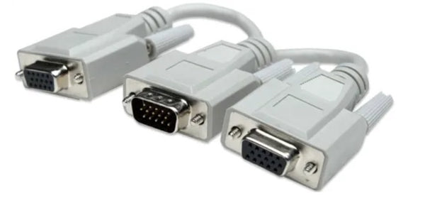 INTRACOM CABLE ADAPTADOR VGA A 2 VGA MACHO-HEMBRA SPLITTER KVM MONITOR CABLE ADAPTADOR VGA A 2 VGA MACHO-HEMBRA SPLITTER KVM MONITOR MACHO-HEMBRA SPLITTER KVM MONITOR