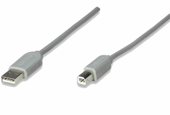 INTRACOM CABLE USB A-B 1.8M IMPRESORA GRIS CABLE USB A-B 1.8M IMPRESORA GRIS GRIS