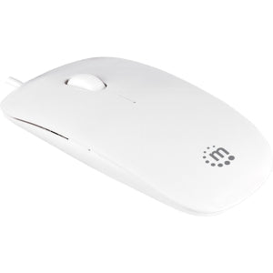 INTRACOM MOUSE RATON SILHOUETTE OPTICO USB 1000 DPI BLANCO Mini Mouse Manhattan Óptico Silueta, Alámbrico, 1000DPI, USB, Blanco USB 1000 DPI BLANCO