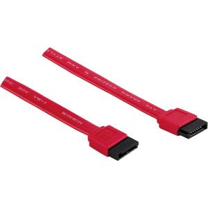INTRACOM CABLE SATA 50CM 7 PINES CONECTOR RECTO M-M Cable Manhattan  SATA-SATA, 50cm, Rojo CONECTOR RECTO M-M