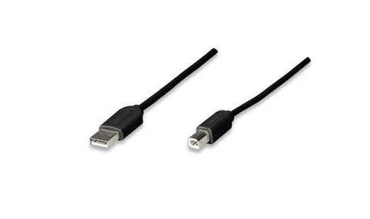 INTRACOM CABLE USB A-B 1.8M IMPRESORA NEGRO CABLE USB A-B 1.8M IMPRESORA NEGRO NEGRO