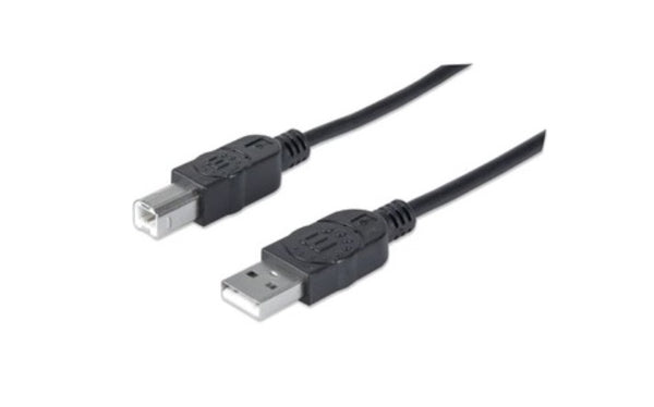 INTRACOM CABLE USB A-B 1.8M IMPRESORA NEGRO Cable de transferencia de datos IC INTRACOM - 1.83m USB - para Hub, Computador - Extremo prinicpal: 1 x Tipo A Macho USB - Extremo Secundario: 1 x Tipo B Macho USB - 480Mbit/s - Apantallado - 28 AWG - Negro NEGR