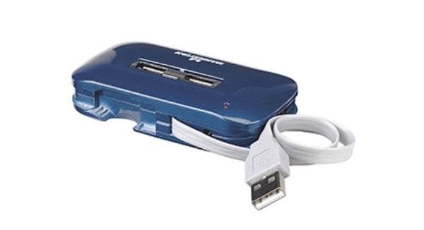INTRACOM HUB USB V2.0 7 PTOS AZUL CON FUENTE. Concentrador USB Manhattan - USB - Externo - Azul - 7 Total USB Port(s) - 7 USB 2.0 Port(s) - PC, Mac FUENTE.