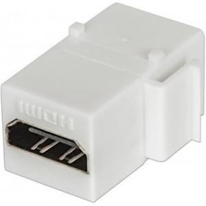 IC INTRACOM JACK COPLE HDMI TIPO KEYSTONE HEMBRA A HEMBRA BLANCO HDMI Intellinet  Inline Coupler, Tipo Keystone, HDMI Hembra, Blanco HEMBRA A HEMBRA BLANCO