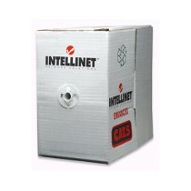 IC INTRACOM BOBINA CABLE UTP DE RED CAT5E CCA ROLLO 100M MULTIFILAR GRIS Bobina de Cable Intellinet  Cat5e UTP, 100 Metros, Gris CCA ROLLO 100M MULTIFILAR GRIS
