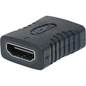 INTRACOM ADAPTADOR HDMI COPLE RECTO ANGULO RECTO 4K HEMBRA-HEMBRA Manhattan Cople HDMI A Hembra - HDMI A Hembra, Conexión Recta, Negro ANGULO RECTO 4K HEMBRA-HEMBRA