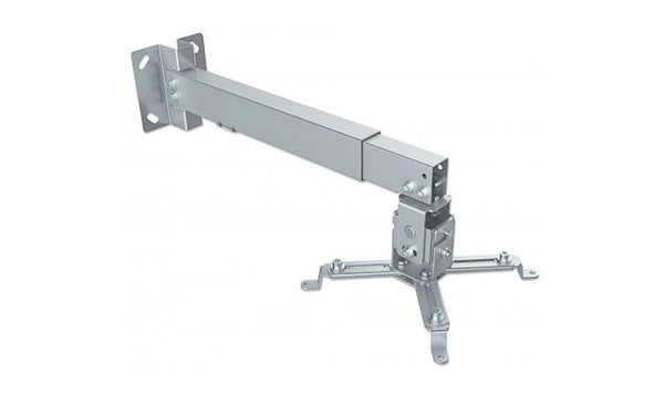 INTRACOM SOPORTE PROYECTOR ATECHO MURO ARTICULADO 20KG EXTENSION 43-65CM Manhattan Soporte de Muro/Techo para Proyector, hasta 20KGs, Plata ARTICULADO 20KG EXTENSION 43-65CM