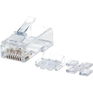 IC INTRACOM PLUG MODULAR RJ45 UTP CAT6A SOLIDO 80PZS CONTACTO CHAPA ORO Intellinet Plug RJ-45 Cat6a UTP Sólido, Bote con 80 Piezas Transparentes SOLIDO 80PZS CONTACTO CHAPA ORO