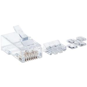 IC INTRACOM PLUG MODULAR RJ45 UTP CAT6A MULTIFILAR 80PZS CONTACTO CHAPA ORO Intellinet Jack Cat6a STP, RJ-45, Transparente, 80 Piezas MULTIFILAR 80PZS CONTACTO CHAPA ORO