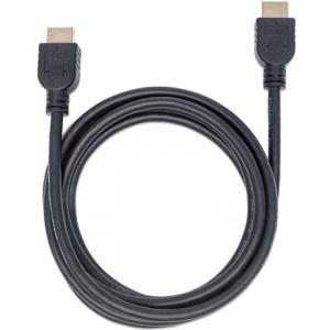 INTRACOM CABLE HDMI INTRAMURO CL3 2.0M ETHERNET 3D 4K M-M VELOCIDAD 2.0 Manhattan Cable HDMI Macho - HDMI Macho, 2 Metros, Negro ETHERNET 3D 4K M-M VELOCIDAD 2.0