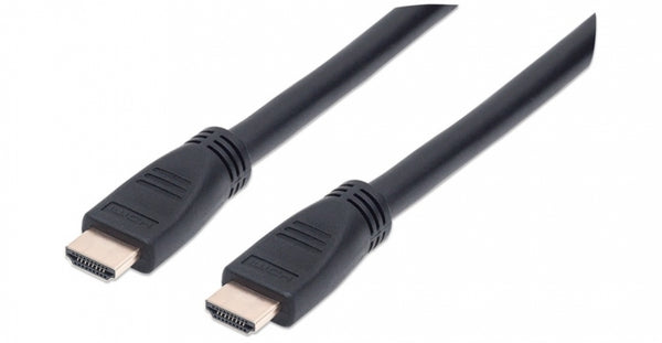 INTRACOM CABLE HDMI INTRAMUROCL3 10.0M ETHERNET 3D 4K M-M VELOCIDAD 2.0 Manhattan Cable HDMI Macho - HDMI Macho, 10 Metros, Negro ETHERNET 3D 4K M-M VELOCIDAD 2.0