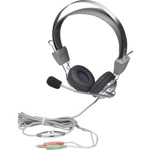 INTRACOM AUDIFONOS DIADEMA ERGONOMICA MICROFONO CONTROL DE VOLUMEN 3.5MM AUDIFONOS DIADEMA ERGONOMICA MICROFONO CONTROL DE VOLUMEN 3.5MM