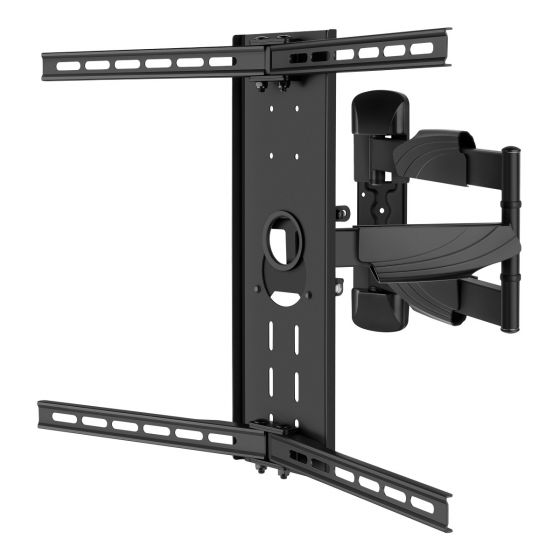 INTRACOM SOPORTE TV P/PARED 40KG 37IN A 70IN ARTICULADO TV CURVA O PLANA. Manhattan Soporte de Pared para Pantalla 37" - 70", hasta 40Kg, Negro A 70  ARTICULADO  TV CURVA O PLANA.