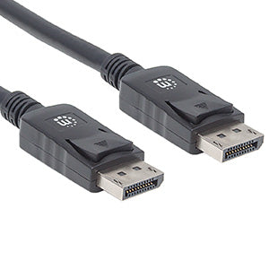 INTRACOM CABLE DISPLAYPORT 1.0M 4K BLINDADO MACHO-MACHO Manhattan Cable DisplayPort Macho M-M 1.0m Negro BLINDADO MACHO-MACHO