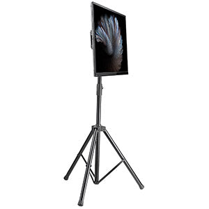 INTRACOM SOPORTE TRIPODE TV PANTALLA 37 A 70 35KG ALTURA AJUSTABLE Soporte Manhattan  de Piso para Pantalla 37" - 70", hasta 35Kg, Negro A 70  35KG ALTURA AJUSTABLE