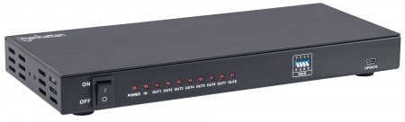 INTRACOM VIDEO SPLITTER HDMI 4K 3D 8 PTOS DIVISOR DUPLICADOR DE SENAL Video Splitter Manhattan HDMI, 8 Puertos, Negro PTOS DIVISOR DUPLICADOR DE SENAL