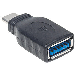 INTRACOM ADAPTADOR CONVERTIDOR USB-C A USB TIPO A A 3.1 MACHO-HEMBRA Manhattan Adaptador USB C Macho - USB A Hembra, Negro A USB TIPO A A 3.1 MACHO-HEMBRA