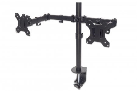 INTRACOM SOPORTE MONITOR P/2 MONITOR 13 A 32IN ESCRITORIO. Manhattan Soporte de Mesa para 2 Monitores 13" - 32", hasta 16Kg, Negro 13 A 32  ESCRITORIO.