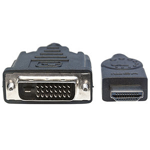 INTRACOM CABLE ADAPTADOR CONVERTIDOR HDMI A DVI-D 3.0M 1080P M-M MONITOR Cable de vídeo Manhattan 372510 - 3m DVI-D/HDMI HDMI A DVI-D 3.0M 1080P M-M MONITOR