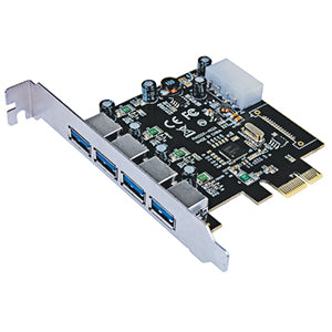 INTRACOM TARJETA PCI EXPRESS USB 3.0 4 PUERTOS BRACKET LARGO ESTANDAR Manhattan Tarjeta PCI Express 152891, 4x USB 3.0, 5 Gbit/s PUERTOS BRACKET LARGO ESTANDAR