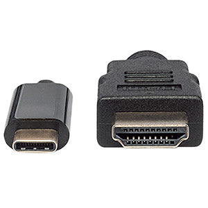 INTRACOM CABLE ADAPTADOR CONVERTIDOR USB-C 3.1 A HDMI 2.0M 4K M-M Manhattan Cable HDMI Macho - USB C Macho, 2 Metros, Negro USB-C 3.1 A HDMI 2.0M 4K M-M