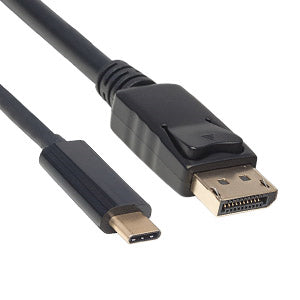INTRACOM CABLE ADAPTADOR CONVERTIDOR USB-C 3.1 A DISPLAYPORT 2.0M 4K M-M Manhattan Cable USB C Macho - DisplayPort Macho, 2 Metros, Negro USB-C 3.1 A DISPLAYPORT 2.0M 4K M-M