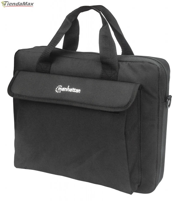 INTRACOM MALET PORTAFOLIO 14.1 LONDON . Maletín de Poliéster Manhattan  London para Laptop 14.1", Negro .